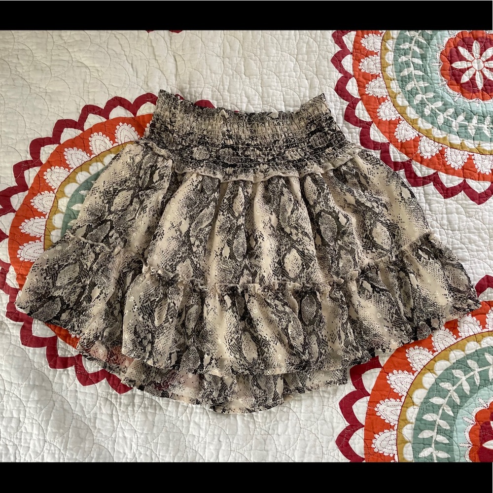 Snake Patterned Skirt